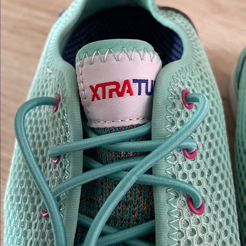 XTRATUF Women Size 7 Aqua Water Shoes Teal Quick Dry Slip On Beach - Picture 2 of 9